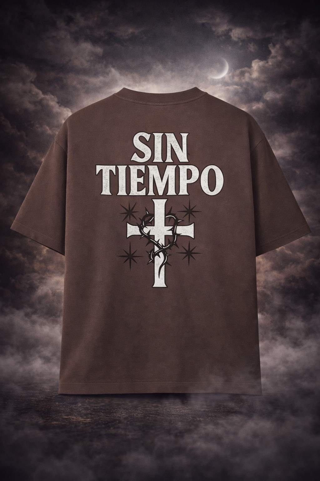 THORNED CROSS – SIN TIEMPO Box Cut  Tee