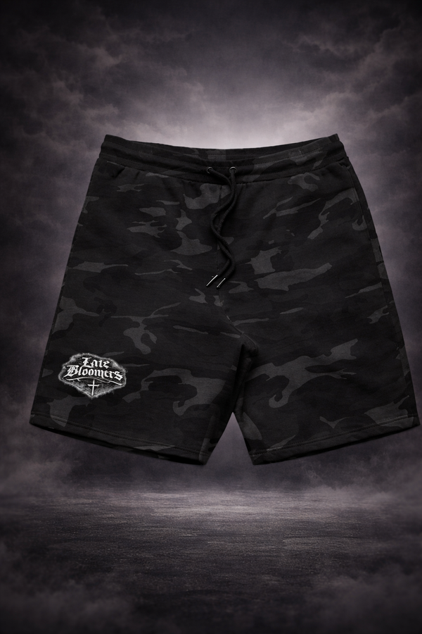 Late Bloomers Camo Shorts