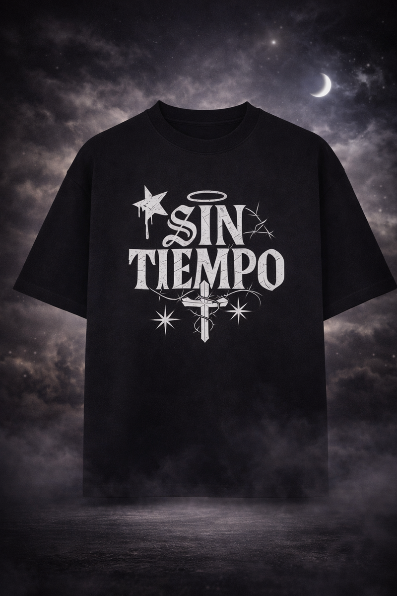 THORNED CROSS – SIN TIEMPO Box Cut  Tee