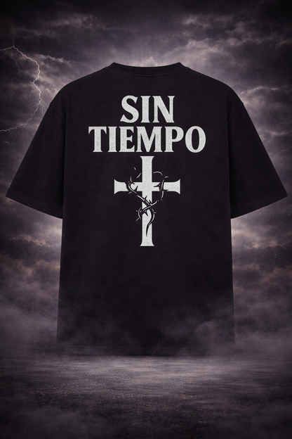 THORNED CROSS – SIN TIEMPO Box Cut  Tee